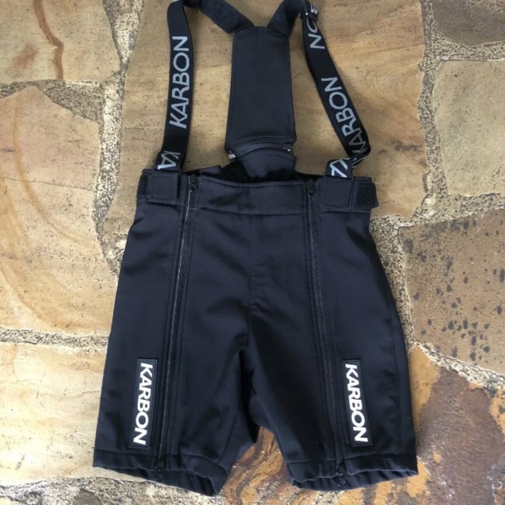 Karbon soft shell ski racing shorts